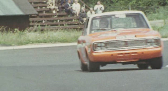 The "Test Bench" aka UVX 565E in its Alan Mann Racing livery, 1968 BSCC.