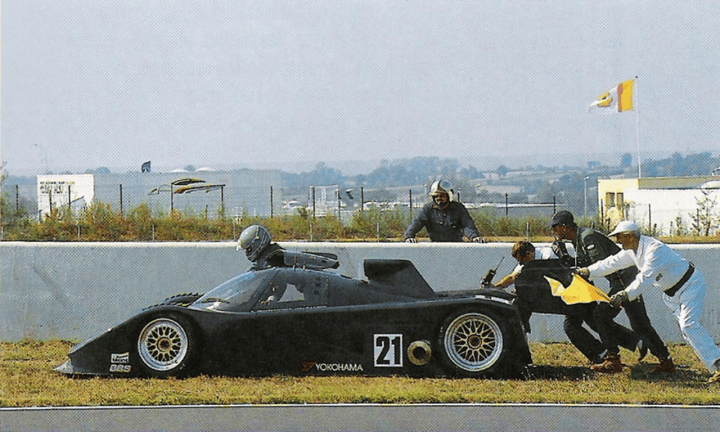 First appearance of the Konrad KM-011 et 1991 WSC Nürburgring round.