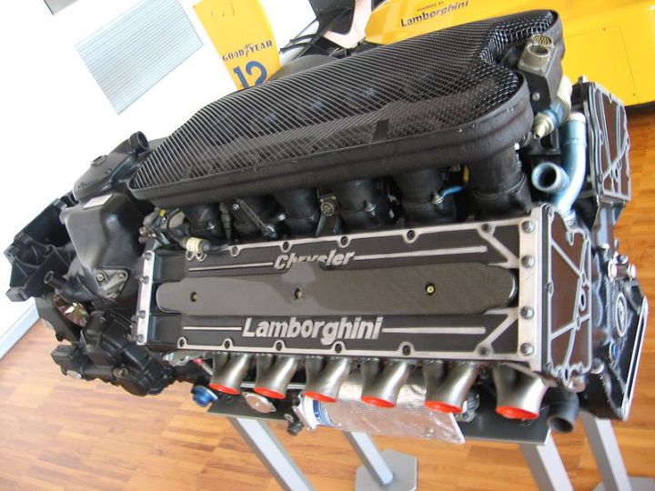 The Lamborghini F1 Engine that powered the Konrad KM-011.