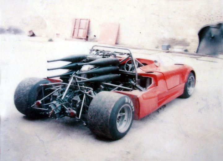A general view of the car.