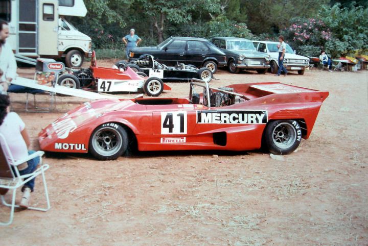 In the paddock.