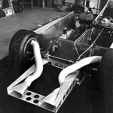 A front view of the Kawasaki Car.