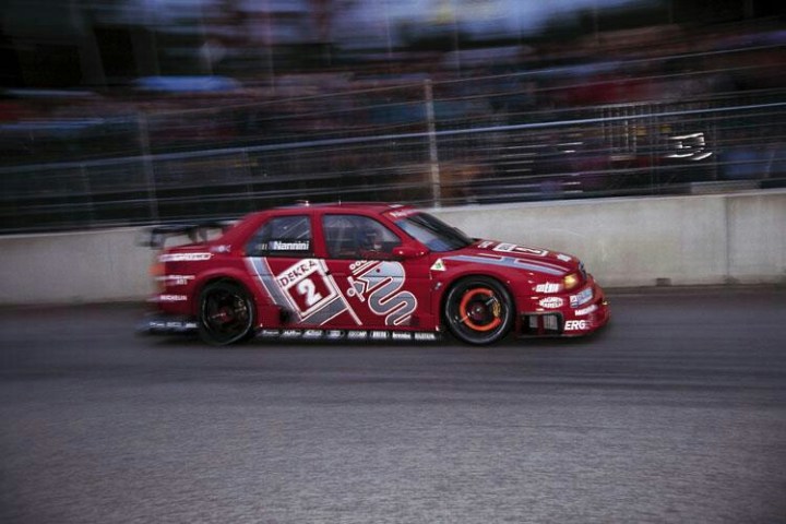Nannini charging at the Alemanenring.